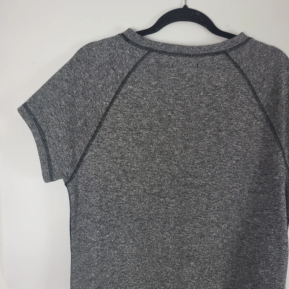 Madewell Midi Dress XS Womens Grey Short Sleeve Crew Neck Pockets Pullover - Picture 10 of 11